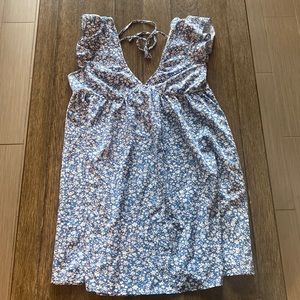 Blue Floral Spring/Summer Dress